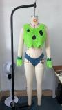 Halloween/Christmas Sexy Role-Playing Green Monster Strapless Two-Piece Set