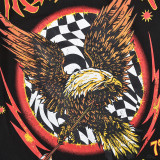 Women Autumn Patchwork Mesh Printed Dress