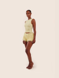 Women Lace Vest and Shorts Two-Piece Set