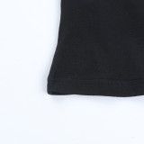 Women's Autumn Sexy Slash Shoulder Long Sleeve Solid Color T-Shirt