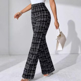 Women Autumn/Winter Casual Printed Trousers