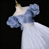 Women's Chic Long Tutu Gown Formal Party Evening Dress（Processing time need 3-6 days）