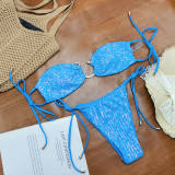 Women Sequined Bikini Sexy Two Pieces Swimsuit