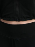 Women Casual Solid Sports Top and Pant Two-Piece Set
