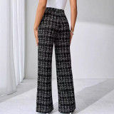 Women Autumn/Winter Casual Printed Trousers