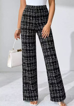 Women Autumn/Winter Casual Printed Trousers