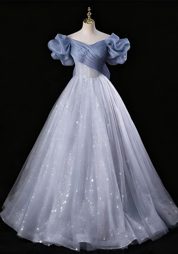 Women's Chic Long Tutu Gown Formal Party Evening Dress（Processing time need 3-6 days）