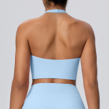 Women Halter Neck Lingerie Yoga Bra Halter Neck Tank Top