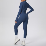 Women Solid Running Fitness Yoga Two-Piece Set