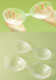 Women's Thick Push-Up Non-Slip Lift Anti-Wardrobe Malfunction Invisible Silicone Nipple Covers Bra Pads