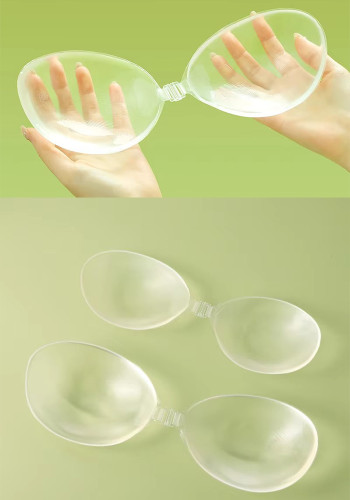 Women's Thick Push-Up Non-Slip Lift Anti-Wardrobe Malfunction Invisible Silicone Nipple Covers Bra Pads