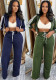 Women Casual Zipper Top and Pant Two Piece Set