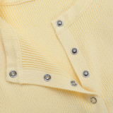 Women Autumn Solid Long-Sleeve Top