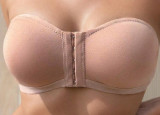 Women's Anti-Wardrobe Malfunction Strapless Front Closure Wireless Seamless Bra