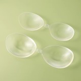 Women's Thick Push-Up Non-Slip Lift Anti-Wardrobe Malfunction Invisible Silicone Nipple Covers Bra Pads
