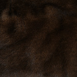 Women Side Pleated Furry Bodycon Skirt