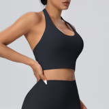 Women Halter Neck Lingerie Yoga Bra Halter Neck Tank Top