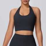 Women Halter Neck Lingerie Yoga Bra Halter Neck Tank Top