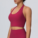 Women Halter Neck Lingerie Yoga Bra Halter Neck Tank Top