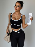 Women Sports Bra Fitness Yoga Two-Piece Set