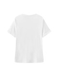 Summer Women's Elegant Casual Letter Print Loose T-Shirt
