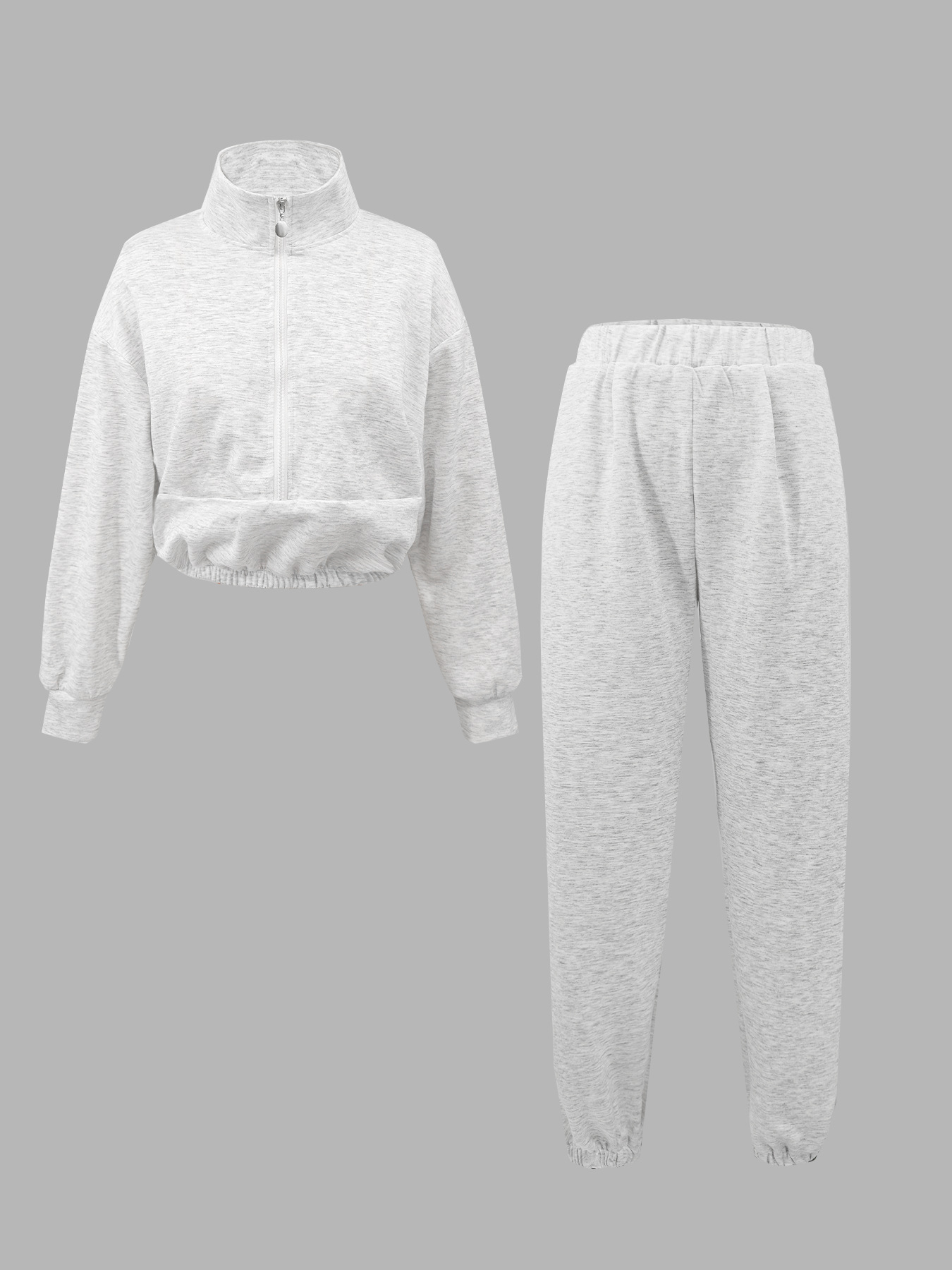 Spring Autumn Winter Women's Casual Sweatshirt Tapered Pants Set