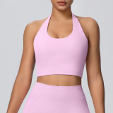 Women Halter Neck Lingerie Yoga Bra Halter Neck Tank Top