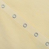 Women Autumn Solid Long-Sleeve Top