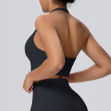 Women Halter Neck Lingerie Yoga Bra Halter Neck Tank Top