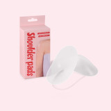 Unisex Non-Slip Invisible Narrow Wide Square Shoulder Silicone Pads
