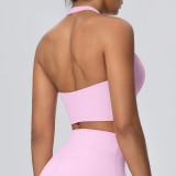 Women Halter Neck Lingerie Yoga Bra Halter Neck Tank Top