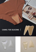 Women's Bikini Anti-Wardrobe Malfunction Anti-Embarrassment Waterdrop Shape Silicone Intimate Cover