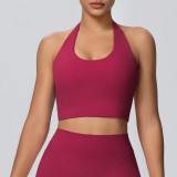 Women Halter Neck Lingerie Yoga Bra Halter Neck Tank Top