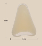 Women's Bikini Anti-Wardrobe Malfunction Anti-Embarrassment Waterdrop Shape Silicone Intimate Cover