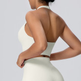 Women Halter Neck Lingerie Yoga Bra Halter Neck Tank Top