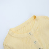 Women Autumn Solid Long-Sleeve Top