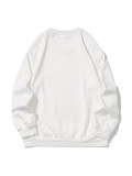 Autumn Winter Women's Christmas Holiday Casual Round Neck Pattern Print T-shirt