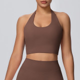 Women Halter Neck Lingerie Yoga Bra Halter Neck Tank Top