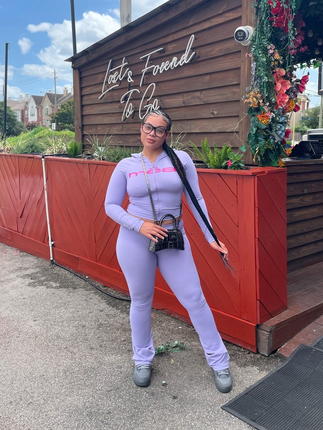 Women Autumn Solid Letter Print Short Hooded Top and Pants Two-Piece Set