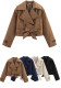 Women Autumn Belted Coat