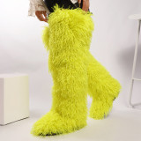 Women Autumn/Winter Over-the-Knee Furry Snow Boots