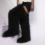 Women Autumn/Winter Over-the-Knee Furry Snow Boots