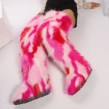 Women Autumn/Winter Over-the-Knee Furry Snow Boots