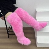 Women Autumn/Winter Over-the-Knee Furry Snow Boots