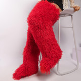 Women Autumn/Winter Over-the-Knee Furry Snow Boots