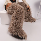 Women Autumn/Winter Over-the-Knee Furry Snow Boots