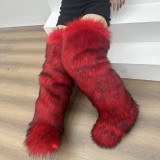 Women Autumn/Winter Over-the-Knee Furry Snow Boots
