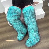 Women Autumn/Winter Over-the-Knee Furry Snow Boots
