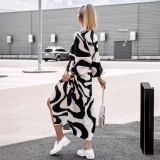 Women Autumn/Winter Long-Sleeved Maxi Dress