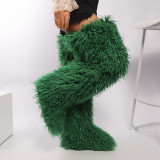 Women Autumn/Winter Over-the-Knee Furry Snow Boots
